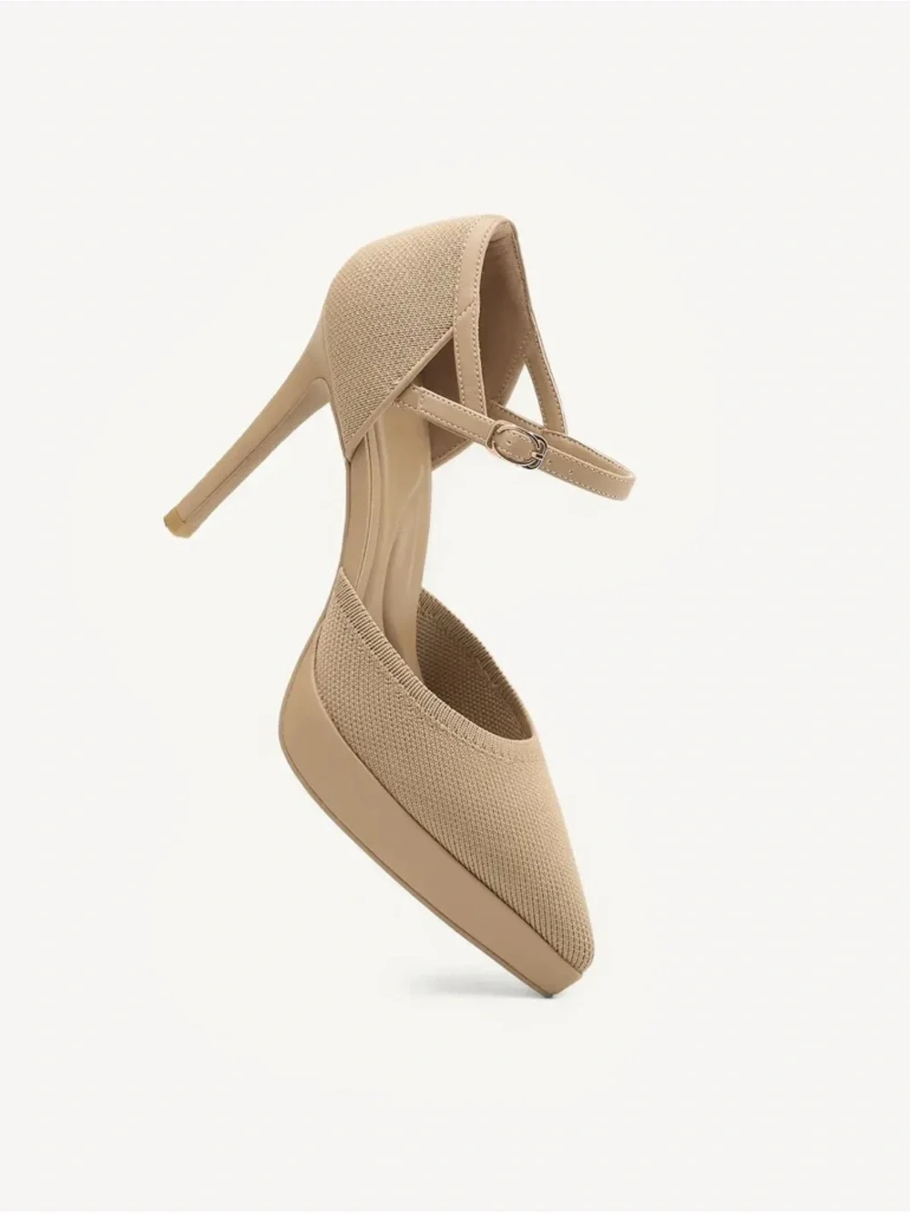 Cosy Island Spotlight Strapped Stiletto Pump size 8 NWT - Deep Apricot - Picture 4 of 7